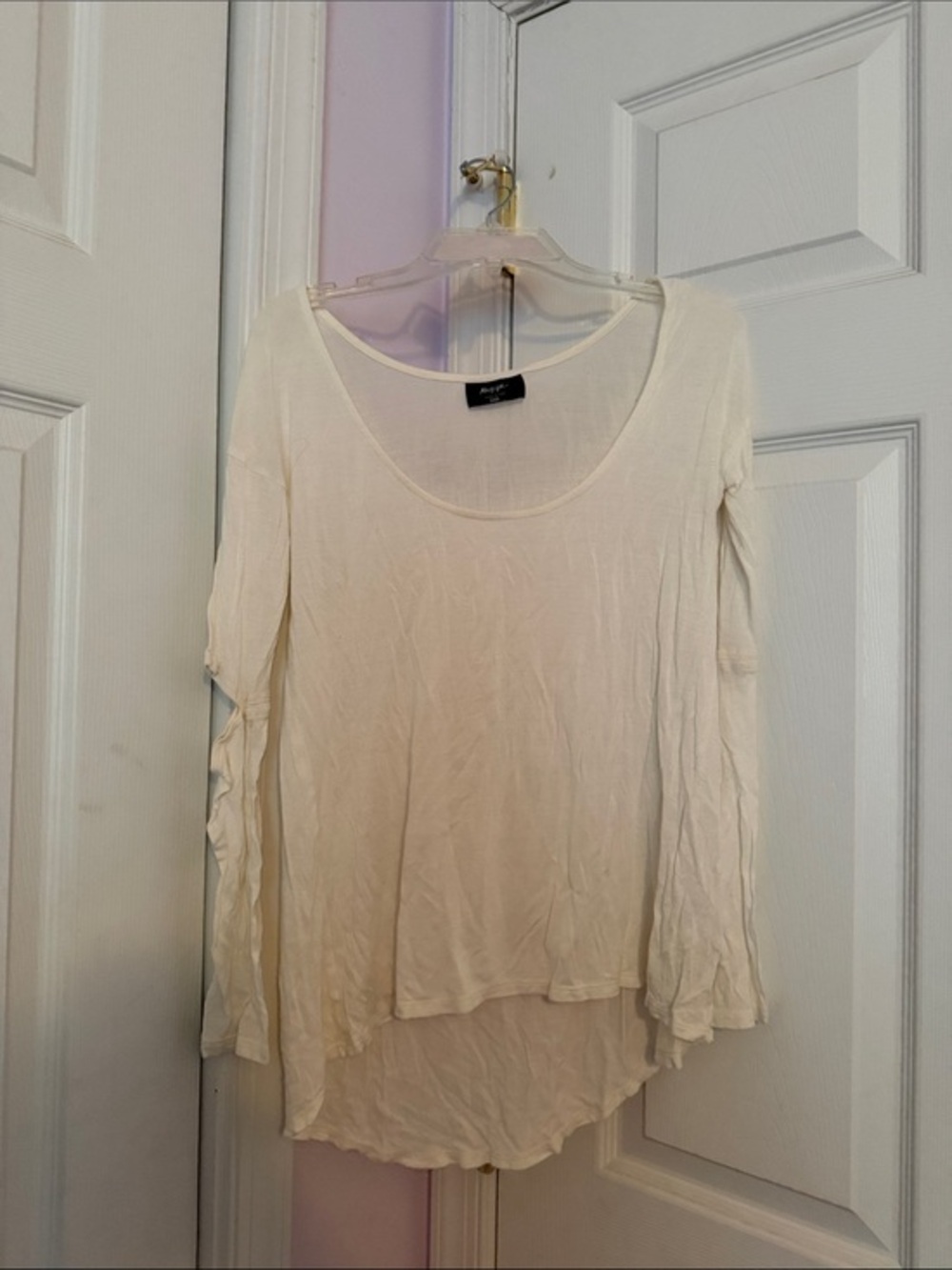 NASTY Gal Long sleeve shirt scoop neck